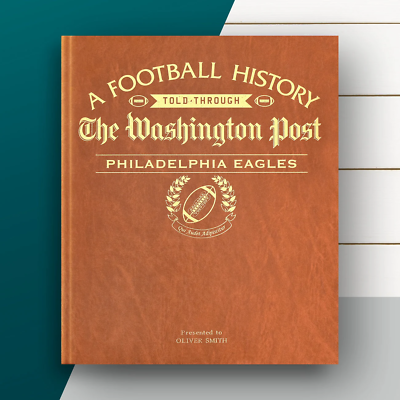 #ad Philadelphia Eagles NFL Gift American Football Newspaper History Book GBP 59.99