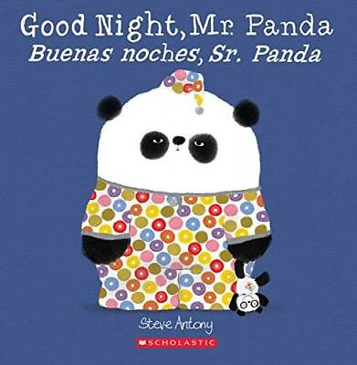 Good Night Mr. Panda Buenas noches Sr. Panda Bilingual Spanish and GOOD $3.90