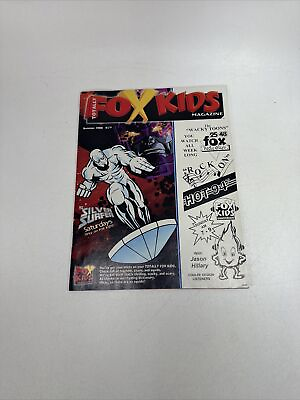 #ad Summer 1998 Totally Fox Kids Network Magazine Complete w Toonsylvania Poster $24.99