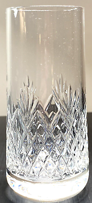#ad Pretty Crystal High Boy Glass by Lausitzer 5 1 2quot; Tall $28.00