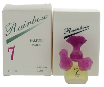 Rainbow 7 by Parfum Paris for Women Miniature Parfum Splash 0.11oz Shopworn $14.03