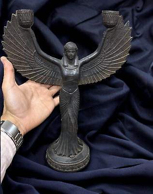 #ad RARE ANCIENT EGYPTIAN ANTIQUITIES Isis Statue God of the Magic Pharaonic Rare BC $130.00