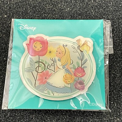 #ad Disney JAPAN Pin Christmas Prize Novelty 2019 Alice in Wonderland Flowers $14.99