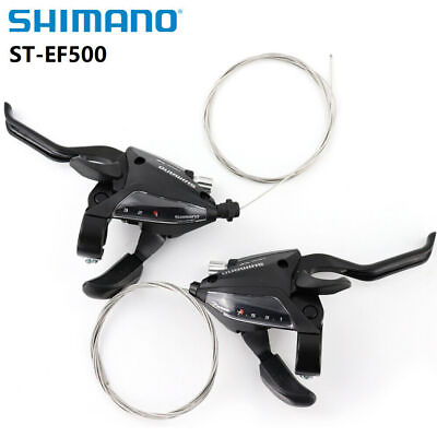 #ad SHIMANO ST EF500 Shifter Set 3 7 8 3X7 3X8 Speed V Brake Lever Fit Bike MTB $10.88