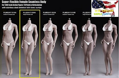 #ad 1 6 PHICEN Female Strong Seamless body PALE Large Bust S20A ❶USA IN STOCK ❶ $69.13