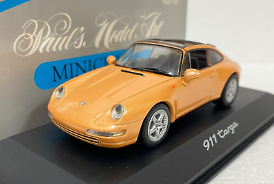 #ad Minichamps 1:43 Porsche 911 993 Targa IAA 1995 Show Car scale model diecast $88.00