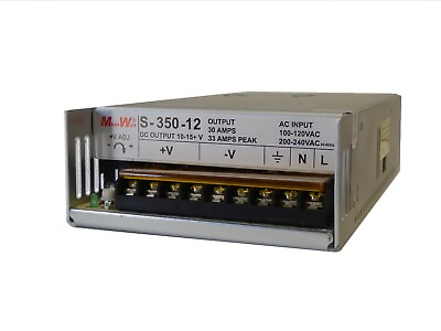 #ad 33 Amp 12 Volt DC 13.8V Regulated Power Supply 30A Real MegaWatt® $57.60