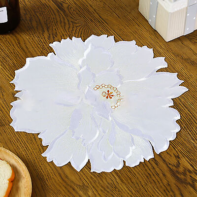 #ad Table Mat Exquisite Fadeless Elegant Tear resistant Tableware Mat Polyester $7.83