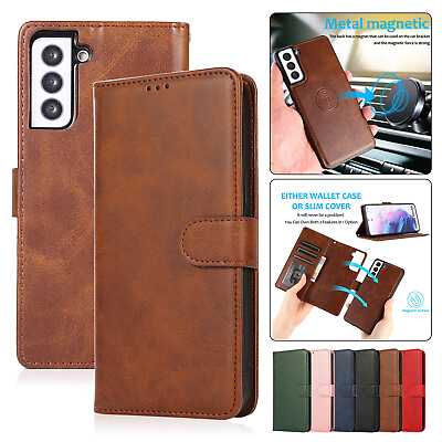 #ad For Samsung S24 S23 S22 S21 S20 Note20 S10 9 Detachable Leather Wallet Flip Case $11.52