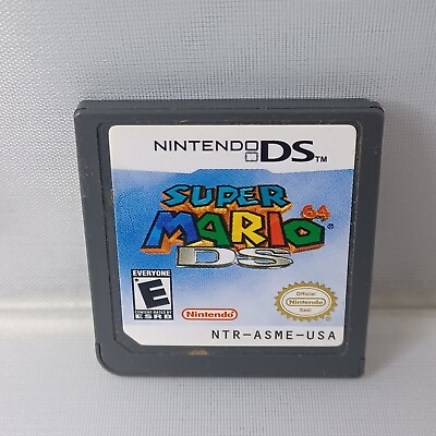 #ad Nintendo DS Game Super Mario Cartridge Ony Tested Working Authentic $24.95