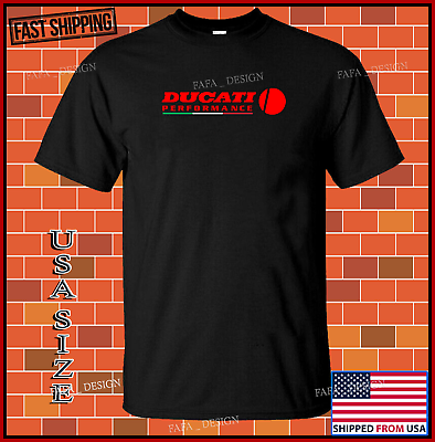 #ad Ducati Performance Logo Unisex T Shirt Usa Size S 5XL $15.99