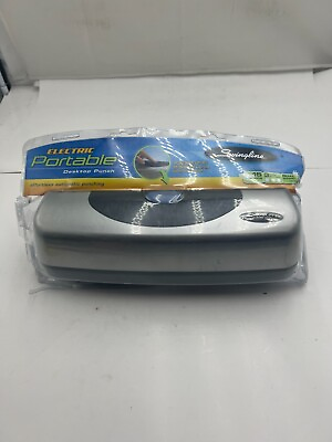 #ad Swingline 74515 Portable Electric Desktop 3 Hole Punch up to 15 Sheets $36.05