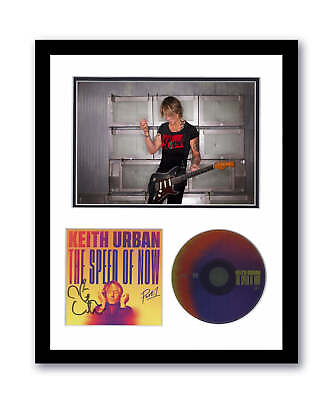 #ad Keith Urban Autographed Signed 11x14 Framed CD Speed Of Now ACOA 4 $209.99