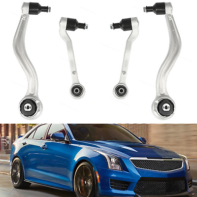 #ad #ad 4 Silver Front Rear Lower Control Arms Fit For 2013 2018 Cadillac ATS $104.29
