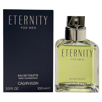 ETERNITY by CALVIN KLEIN cologne for men EDT 3.3 3.4 oz New in Box $29.27