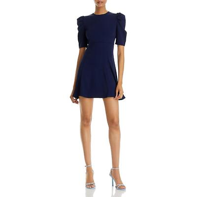#ad Aqua Womens Puff Sleeve Short Fit amp; Flare Mini Dress BHFO 3576 $16.99