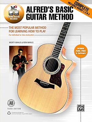 #ad Alfred#x27;s Basic Guitar Method Complete: The Most Popular Method for Learning... $9.73