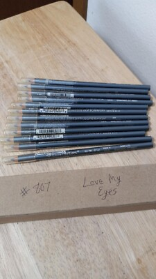#ad Lot of 12 LOVE MY EYES # 807 Medium Blue EYE LINER Soft Crayon Pencil Make Up $8.95