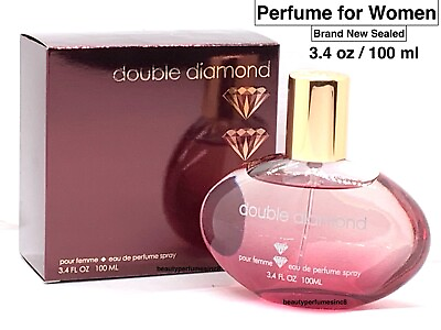 Double Diamond Perfume For Women 3.4oz EDP Spray New in Box $12.50