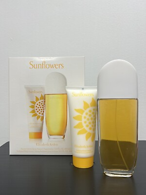 #ad #ad Sunflowers By Elizabeth Arden 2pcs Gift Set EDT Perfume 3.3 Oz Body Lotion $23.99