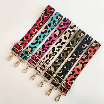 #ad Lady Shoulder Replacement Print Strap Accessory Leopard Wide Adjustable Belts $8.90