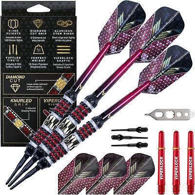 #ad Viper Wizard Red and Black Soft Tip Darts 20 Grams $37.62