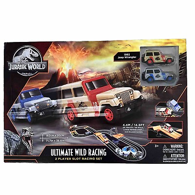 #ad Jurassic World Ultimate Wild Race Set Scale: 1:43 Track Length: 4.4m 14.5ft $29.00