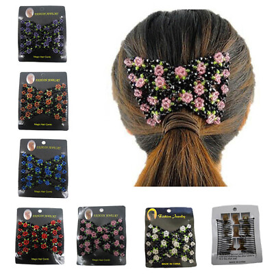 #ad Hair Grip Bowknot Styling Comb Elegant Charm Hairpin Set Hairpins Trendy ^ * $2.57