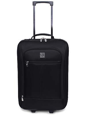 #ad Pilot Case 18quot; Softside Carry on Luggage Black $18.32