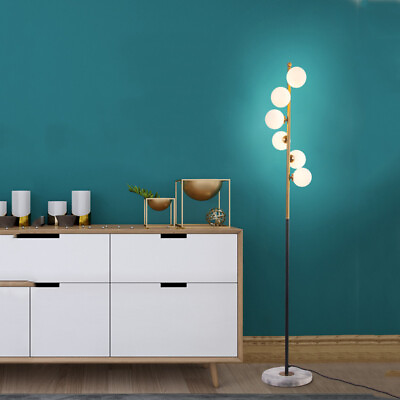 #ad Home Floor Lamp Bedroom Glass Floor Light Office Floor Lighting Kitchen Lights AU $555.92