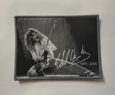 #ad Eddie Van Halen memorial Sew on Patch Premium Quality Badge Metal Guitar Rock $9.99