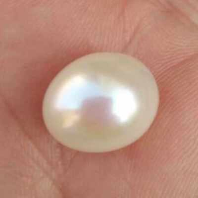Natural baroque South Sea white Pearl Loose punch beads Gifts Gift Jewelry Steel $9.54