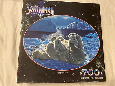 #ad SCHIM Schimmel POLAR BEAR cub Baby Iceberg EARTH 700 Pc jigsaw PUZZLE New L@@K $10.56