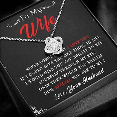 #ad To My Wife Necklace Women Necklace Gift For Wife Christmas Gift Birthday Gift $29.99