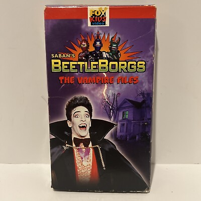 #ad Vintage 1997 Saban#x27;s Beetleborgs The Vampire Files VHS Fox Kids Video. 90s $8.99
