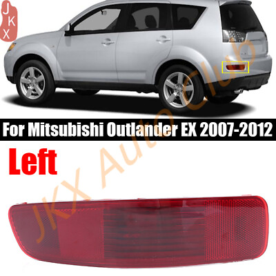 #ad LEFT side REAR BUMPER LIGHT LAMP with bulbs j For MITSUBISHI OUTLANDER 2007 2012 $19.90