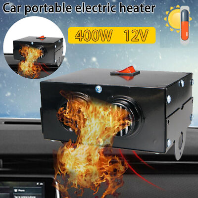 #ad 400W Electric Portable Car Heater 12V DC Heating Fan Defogger Defroster Demister $19.99