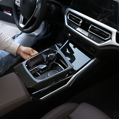 #ad ABS Carbon Fiber Interior Trim Cover set Fits BMW 3 4 Series G20 G21 G22 2020 24 $28.99