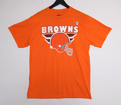 #ad NWOT New 2014 CLEVELAND BROWNS Football NFL Team Apparel T Shirt Unworn Mens L $18.88