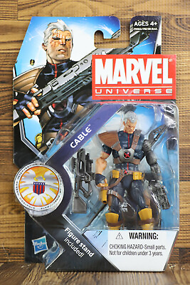 #ad 2011 Marvel Universe CABLE With Figure Stand Series 3 #007 $21.35