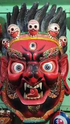 #ad Magnificent Nepal Wooden Big Bhairab Mask – the “Mask of Annihilationquot; 36quot; $900.00