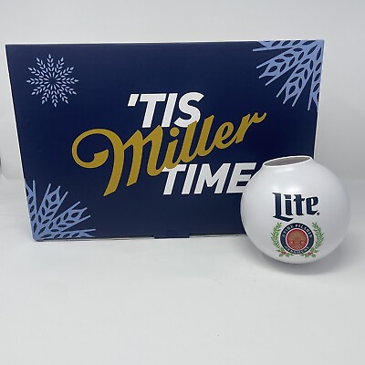 #ad BRAND NEW MILLER LITE 12 OZ. BEERNAMENT SET IN HAND NEW ONLY 2 LEFT $18.95