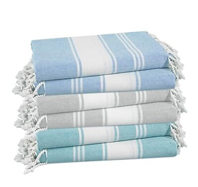 #ad 100% Cotton Beach Towel with Beach Bag 6 Piece Beach Towels Oversized 39quot;x71quot;... $40.67