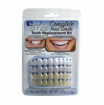 #ad Complete Your Smile Temporary Tooth Replacement Kit fixes missing tooth in mins $21.99