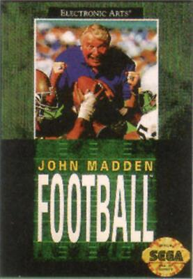#ad John Madden Football Sega Genesis Game Only $1.97