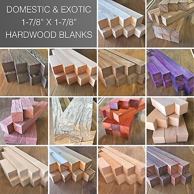 #ad Domestic amp; Exotic Turning Blanks 1pc 2pc 4pc 6pc Packs 30 48quot; Lengths $188.00