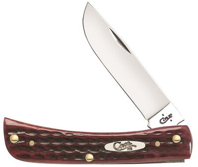 #ad Case xx Sodbuster Jr Knife Pocket Worn Jigged Old Red Bone Stainless 10304 $66.99