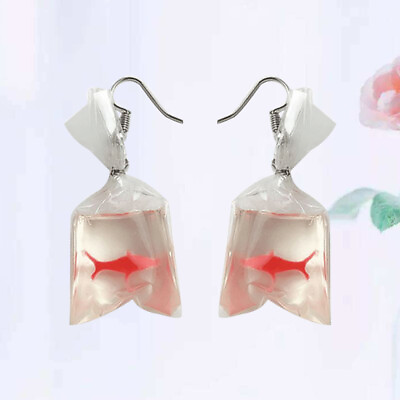#ad Women Ear Rings Jewelry Decor Tropical Fish Earring Earrings Miss Crystal $8.75