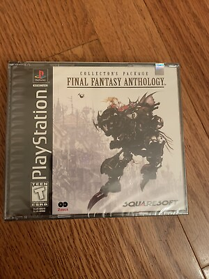 #ad Final Fantasy Anthology PS1 Black Label Y Folds Factory Sealed $169.99