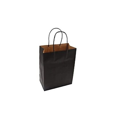 #ad #ad Paper Bags with Handles Bulk Gift Bags 8.2x4.3x10.6 8.2#x27;#x27;L4.3#x27;#x27;W10.6#x27;#x27;H Black $18.58